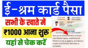 E Shram Card Yojana 2024