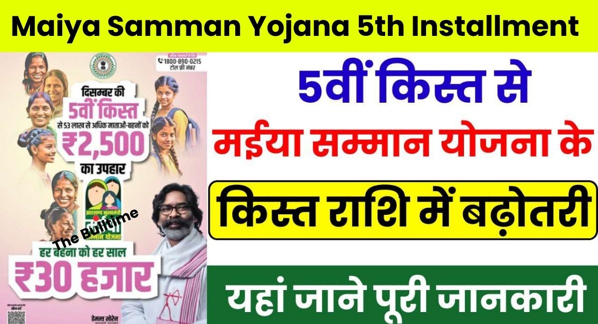 Maiya Samman Yojana 5th Installment