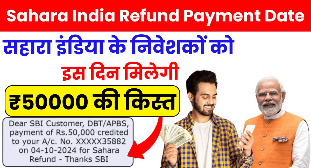 Sahara India Refund Payment Date