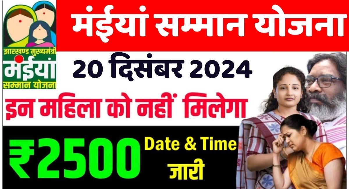 Maiya Samman Yojana 2500 kab aayega