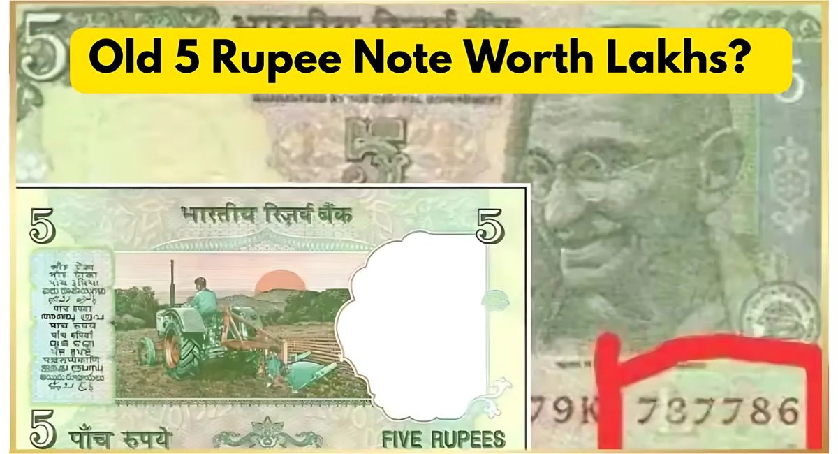 Old ₹5 Note with tractor can fetch Rs 10 lakh Get Details