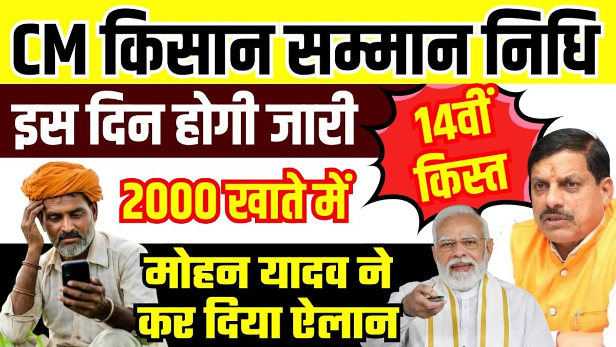 CM Kisan Kalyan Yojana 14th Installment