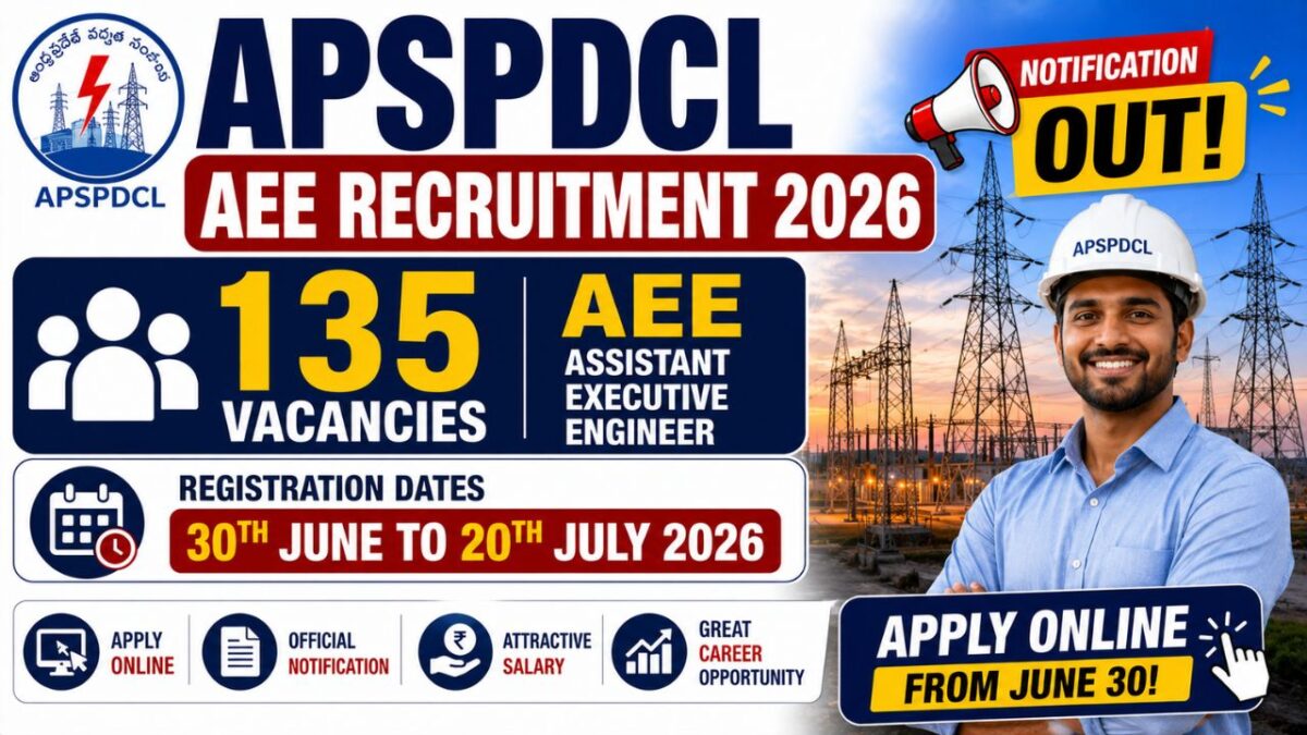 Apspdcl Aee Recruitment 2026
