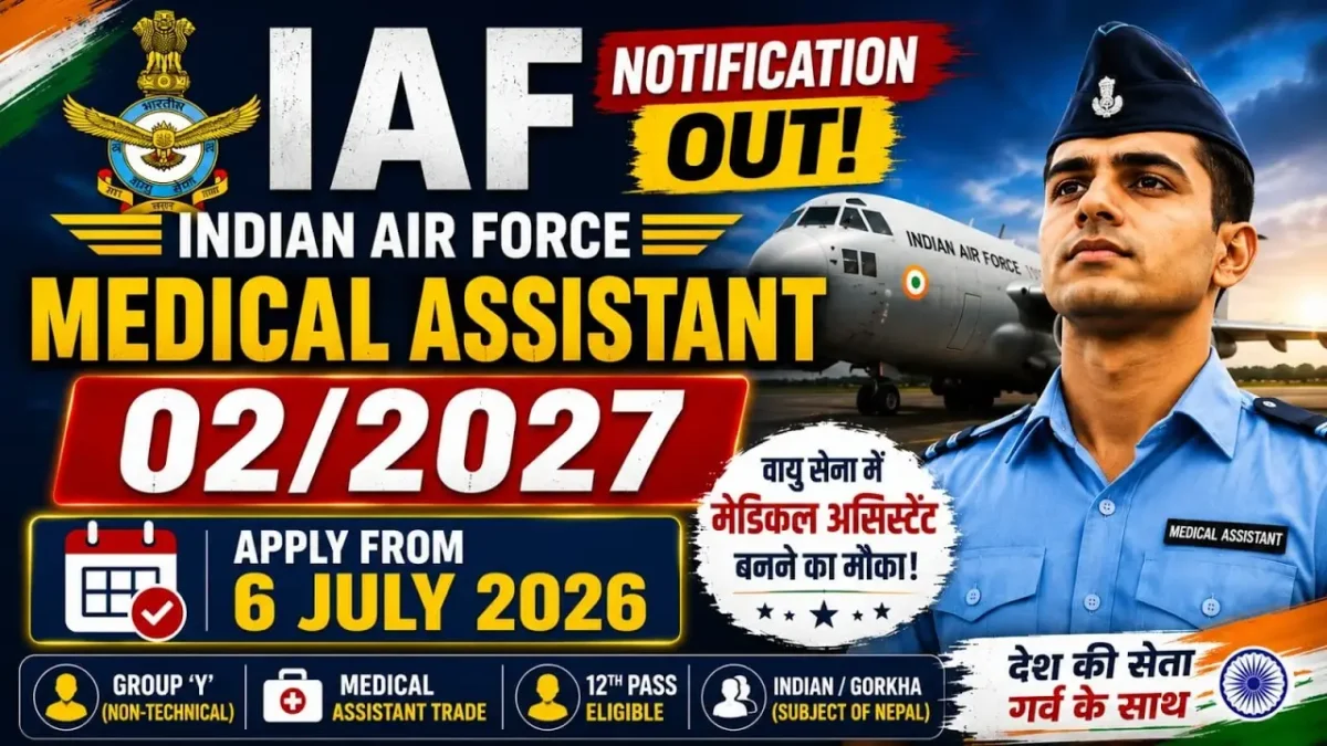 Airforce Agniveer Vayu Intake 022027 Notification Out