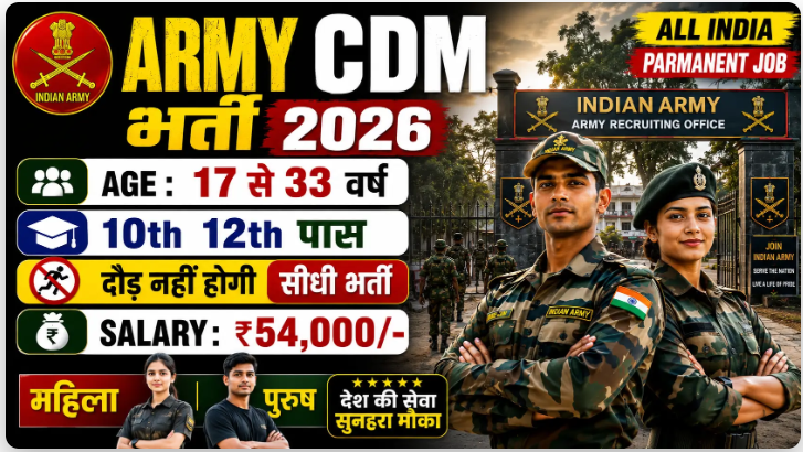 Army CDM Recruitment 2026