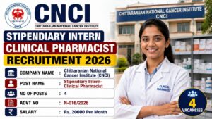 CNCI Stipendiary Intern-Clinical Pharmacist Recruitment 2026