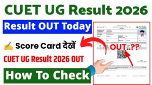 Cuet Ug Result 2026