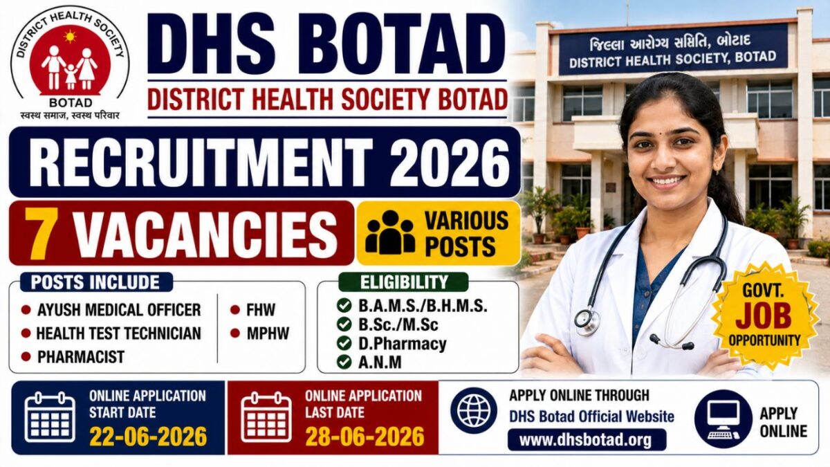 Dhs Botad Recruitment 2026