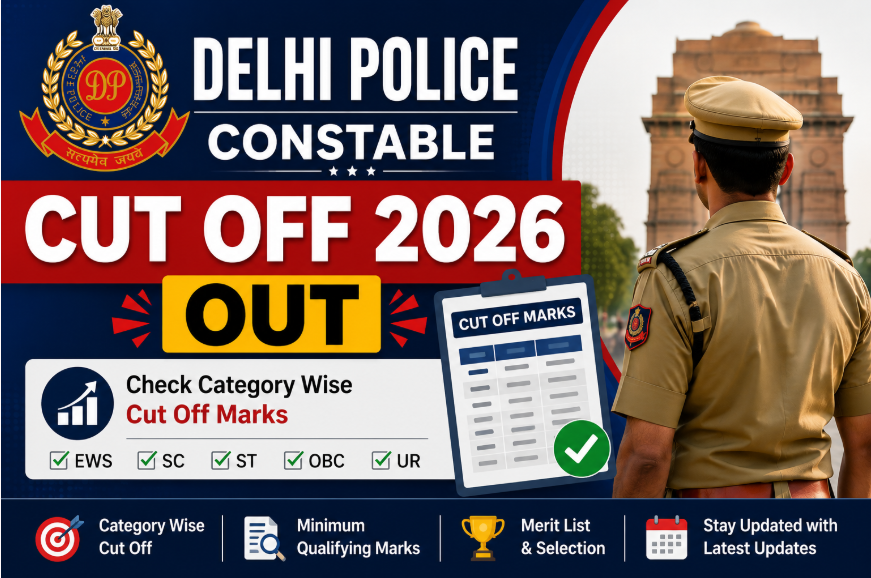 Delhi Police Constable Cut Off 2026 OUT