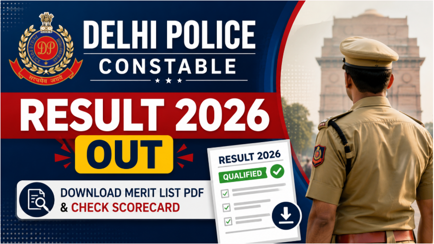 Delhi Police Constable Result 2026 Out