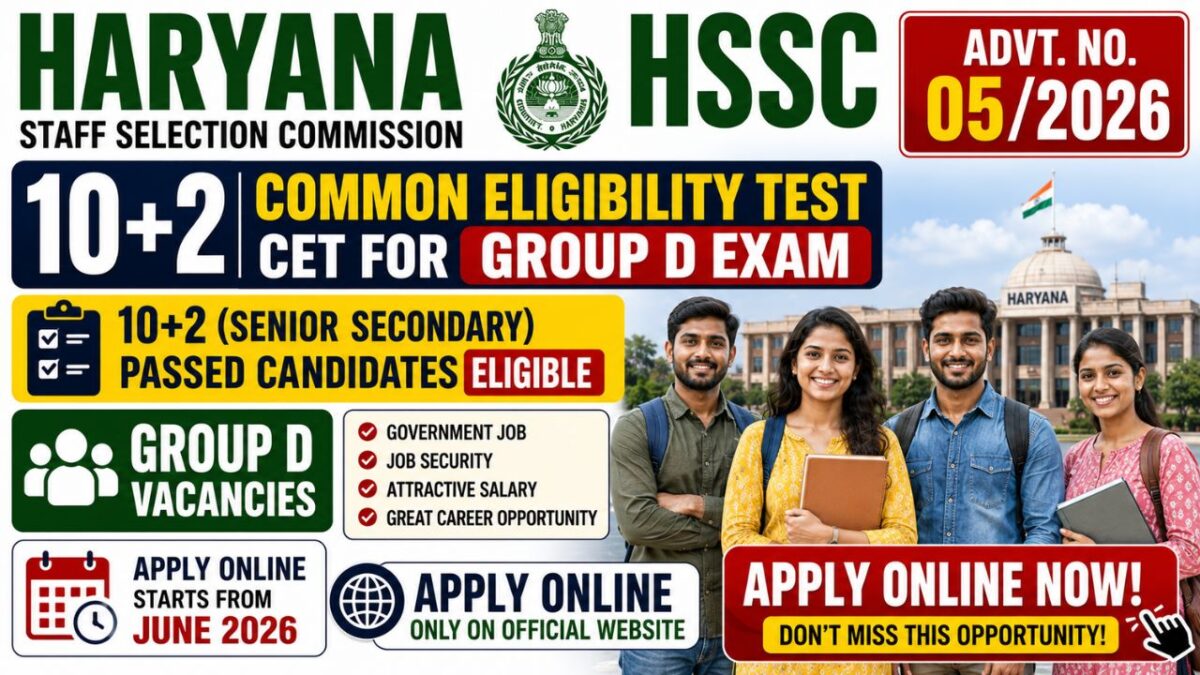 HSSC Group D Recruitment 2026