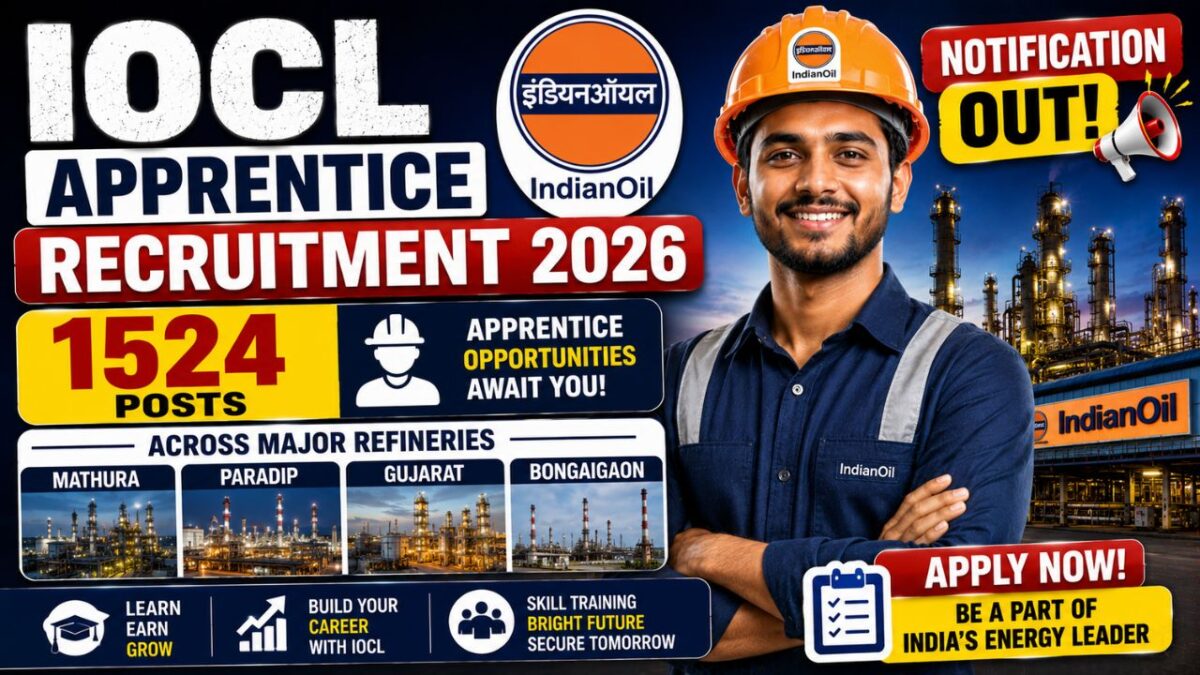Iocl Apprentice Recruitment 2026