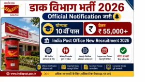 India Post Office Recruitment 2026 Official Notification