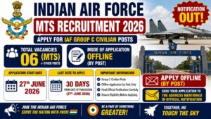 Indian Air Force Mts Recruitment 2026
