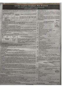 Indian Air Force Mts Recruitment 2026 Pdf