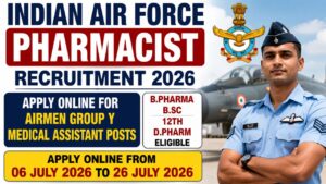 Indian Air Force Pharmacist Recruitment 2026