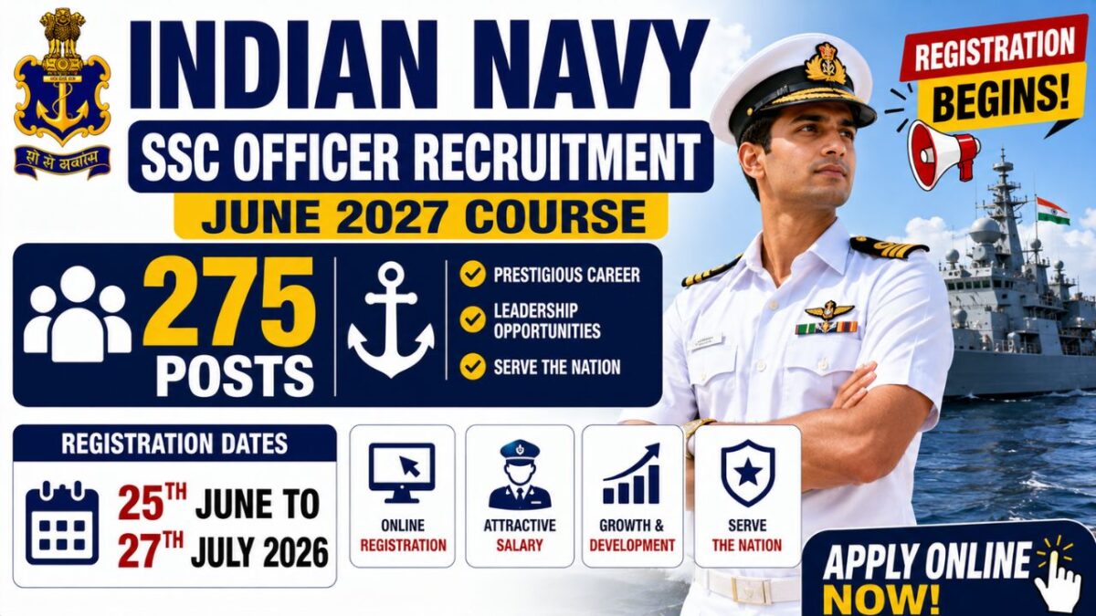 Indian Navy Ssc Officer Recruitment 2026 