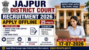 Jajpur District Court Recruitment 2026
