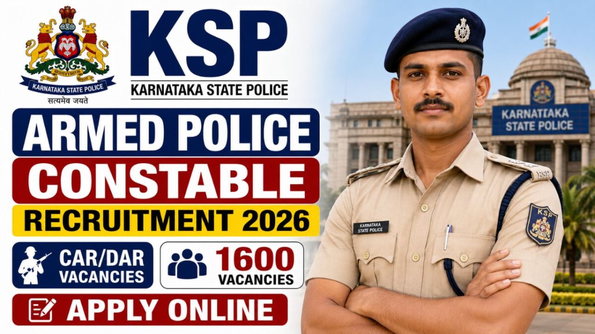 KSP Armed Police Constable Recruitment 2026