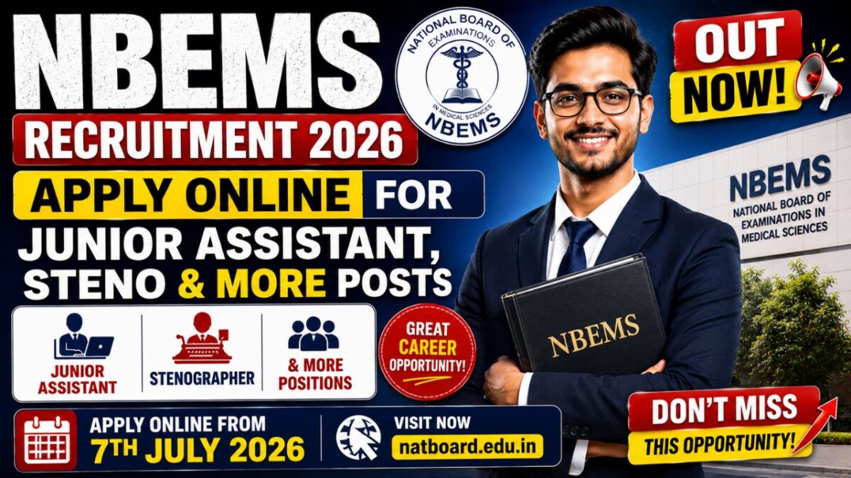 Nbems Recruitment 2026