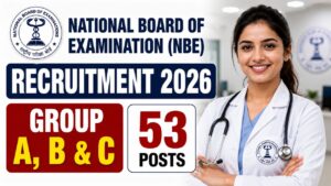 NBEMS Recruitment 2026