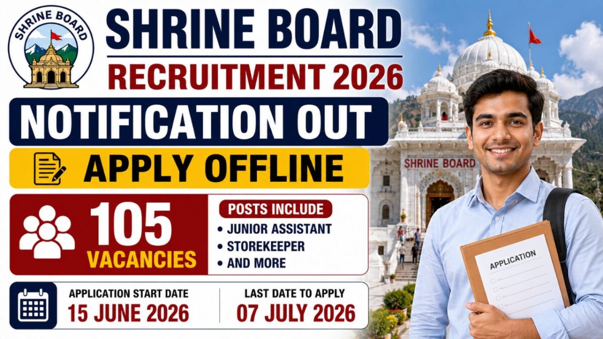Shrine Board Recruitment 2026