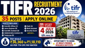 TIFR Recruitment 2026