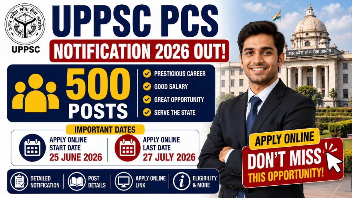 Uppsc Pcs Notification 2026