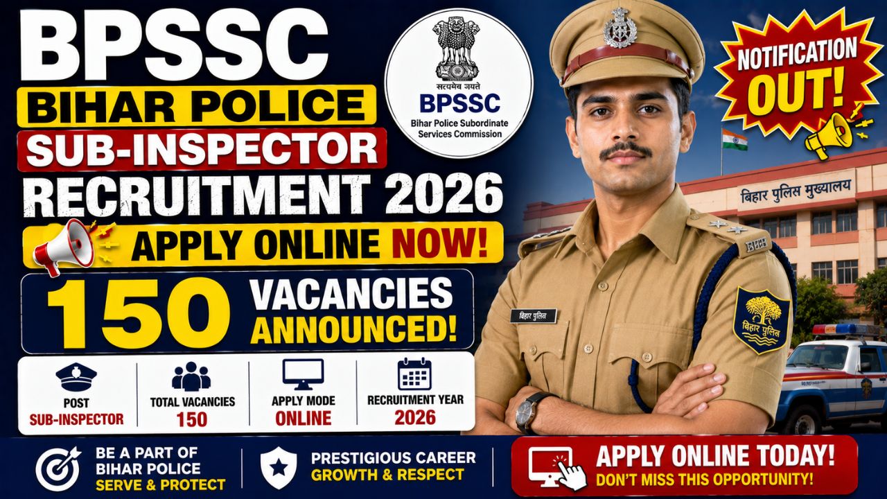 Bpssc Bihar Police Sub Inspector Recruitment 2026