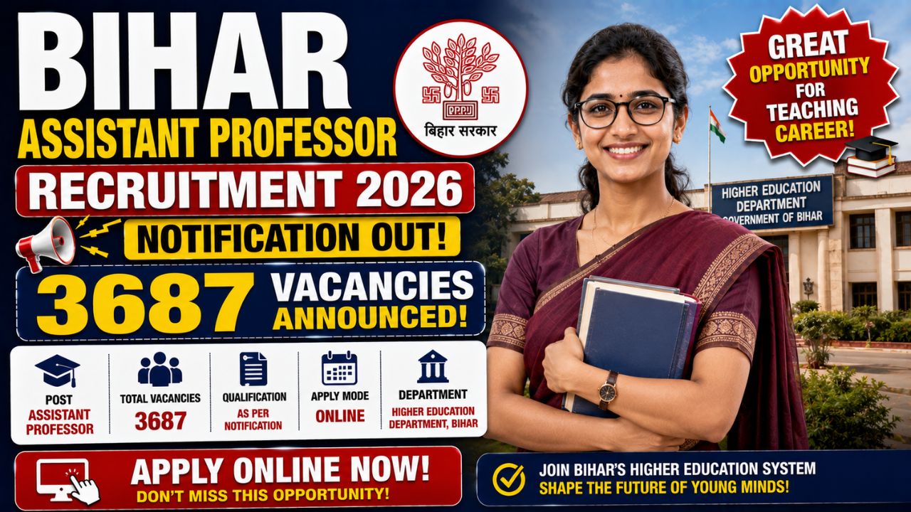 Bihar Assistant Professor Recruitment 2026