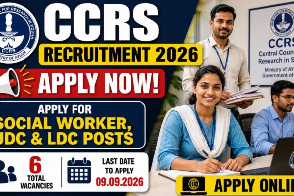 Ccrs Recruitment 2026