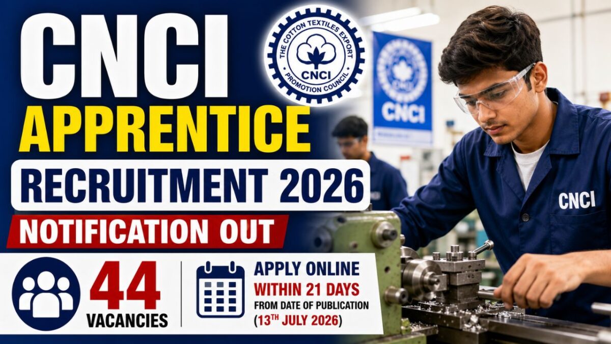 Cnci Apprentice Recruitment 2026