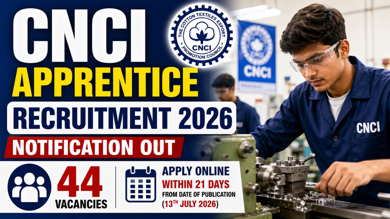 Cnci Apprentice Recruitment 2026