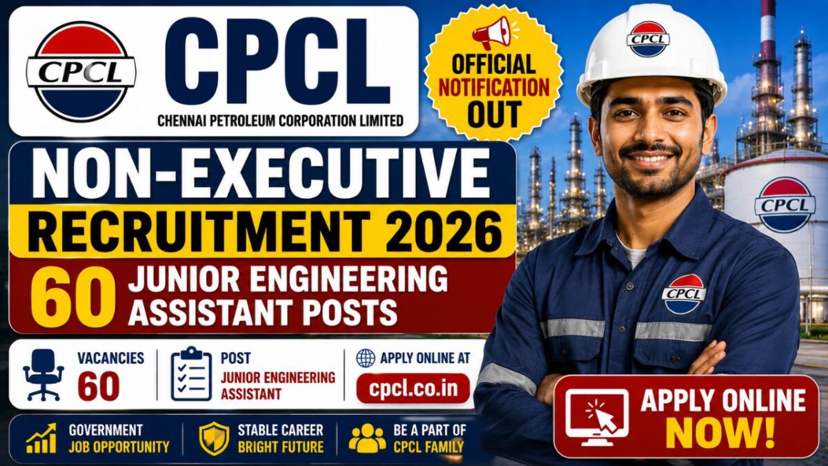 Cpcl Non-Executive Recruitment 2026