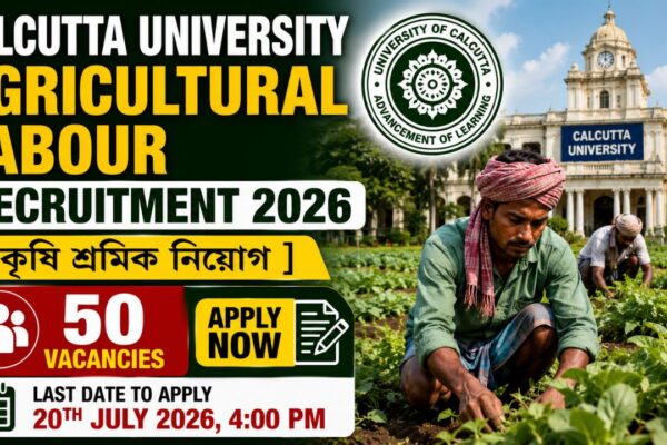 Calcutta University Agricultural Labour Recruitment 2026
