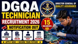 Dgqa Technician Recruitment 2026