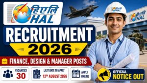 Hal Recruitment 2026: 30 Vacancies Open For Finance Officer And Manager Design Posts