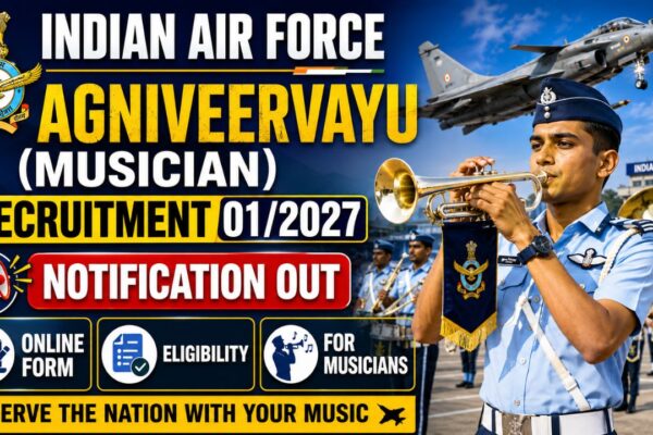 Iaf Agniveervayu (Musician) Recruitment 2027