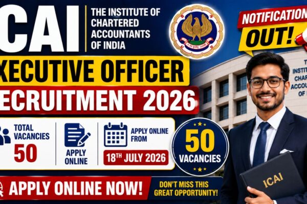 Icai Executive Officer Recruitment 2026