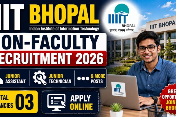 Iiit Bhopal Non-Faculty Recruitment 2026