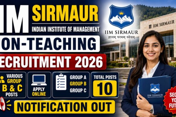 Iim Sirmaur Non-Teaching Recruitment 2026