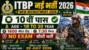 Itbp Recruitment Notification 2026