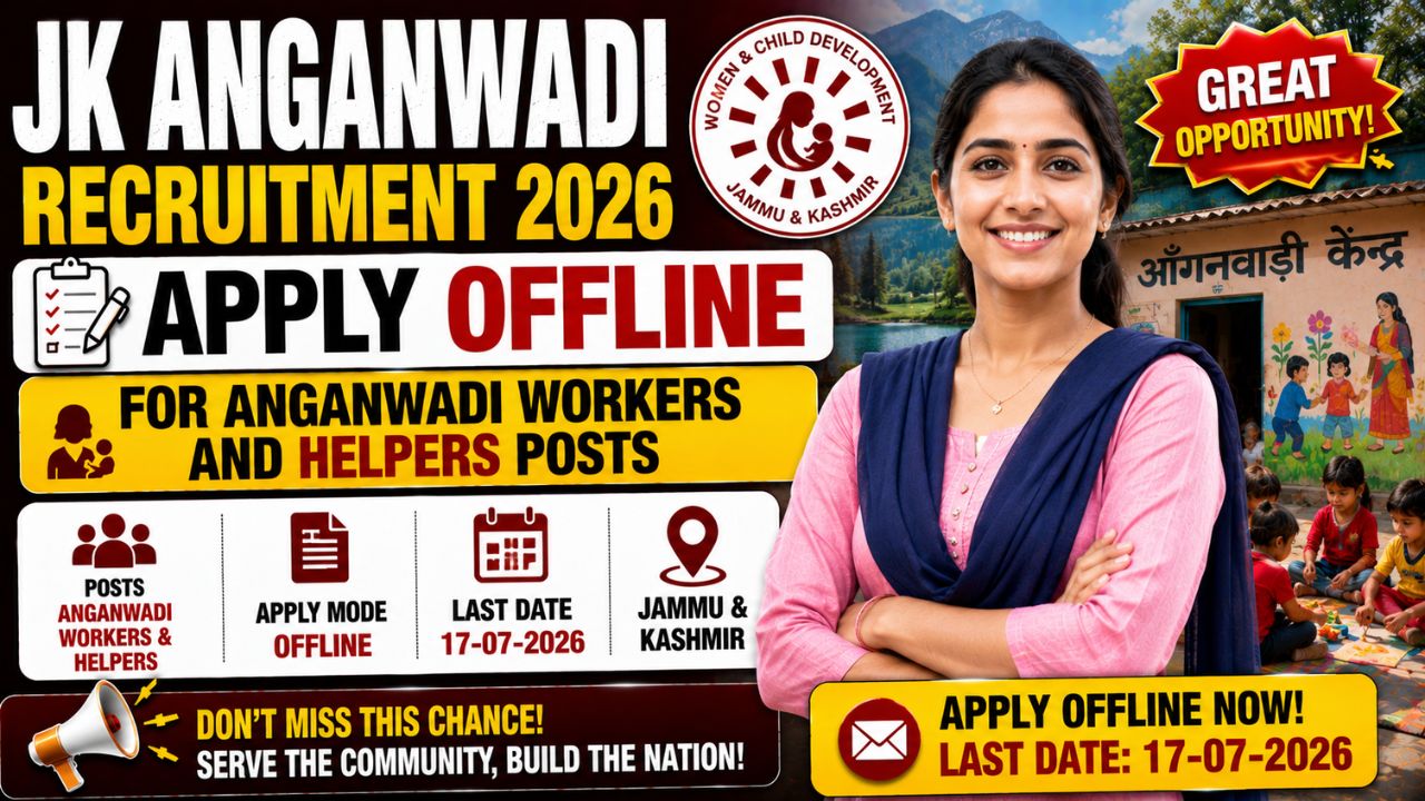 Jk Anganwadi Recruitment 2026