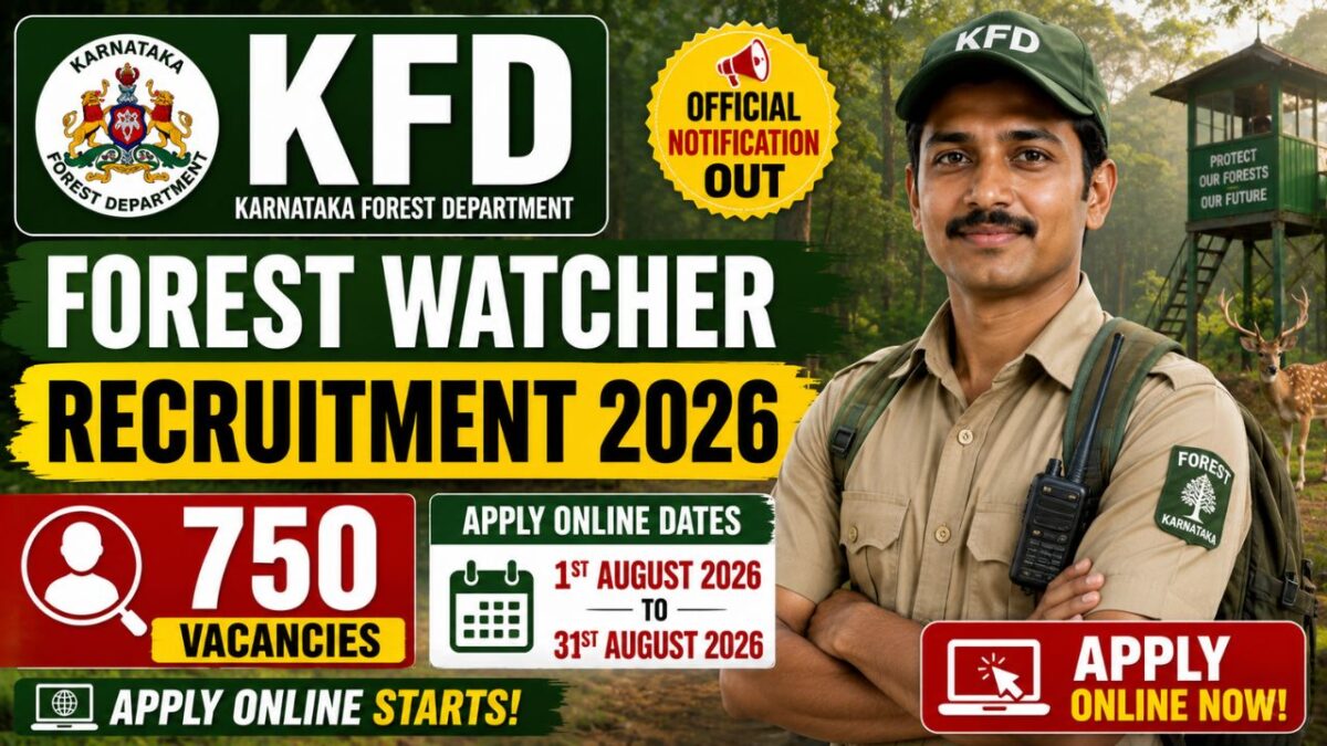 Kfd Forest Watcher Recruitment 2026