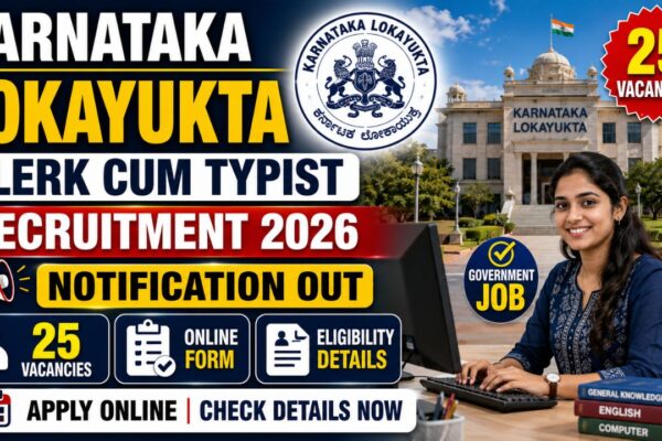 Karnataka Lokayukta Clerk Cum Typist Recruitment 2026