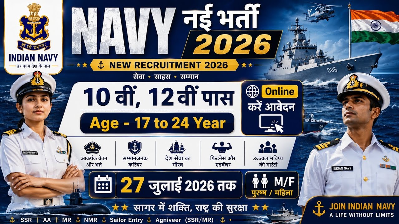 Navy Rally Recruitment 2026 Notification