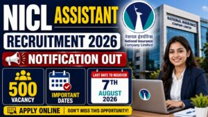 Nicl Assistant Recruitment 2026