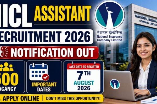 Nicl Assistant Recruitment 2026