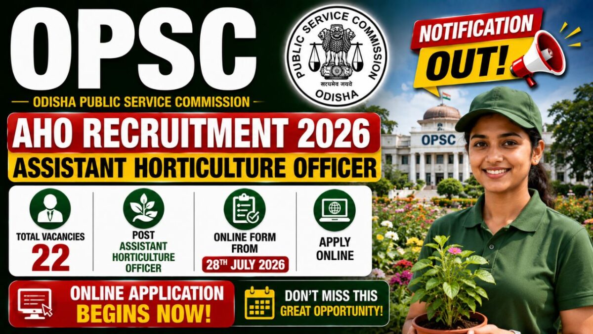 Opsc Aho Recruitment 2026