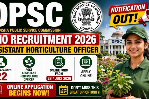 Opsc Aho Recruitment 2026
